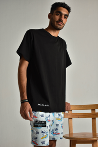 Surfing Dog Pyjama Shorts