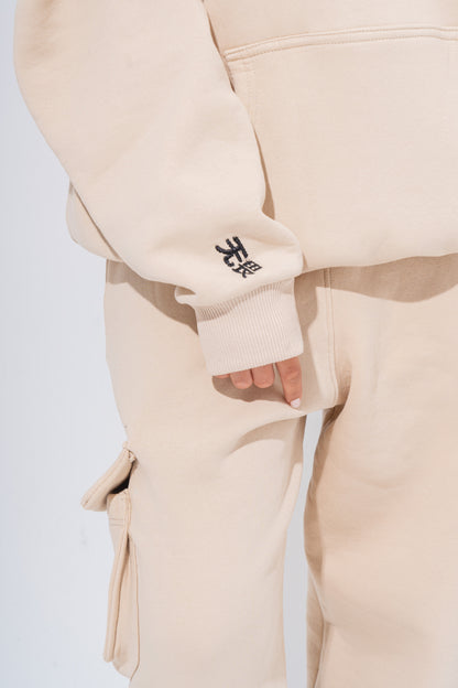 Wu Wei Cream Hoodie