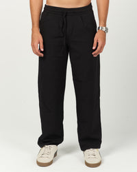 Black Comfort Fit Jogger Pants