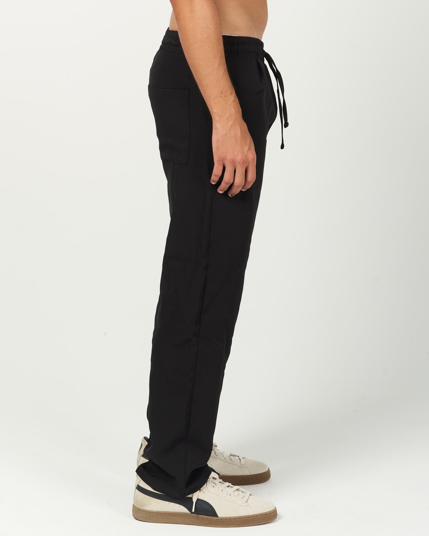 Black Comfort Fit Jogger Pants